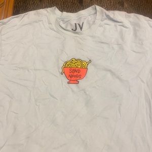 Powder baby blue “Send Noods” T-shirt